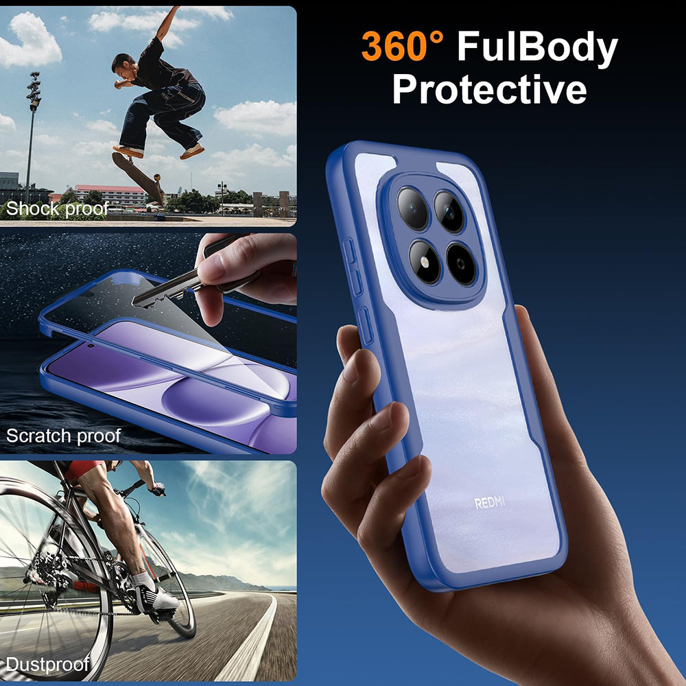 Case for Xiaomi Poco X8 Pro Max, Techsuit, ColorVerse 360, Blue