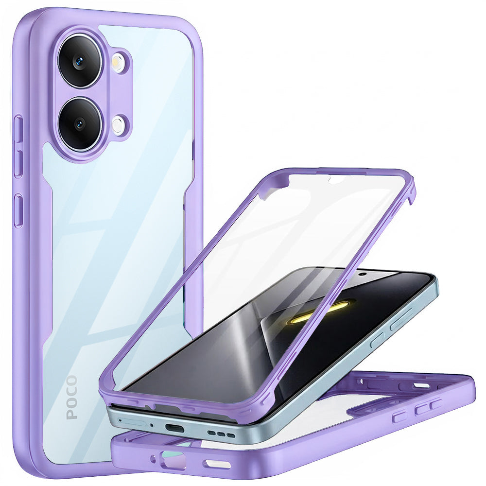 Case for Xiaomi Poco X8 Pro Max, Techsuit, ColorVerse 360, Purple