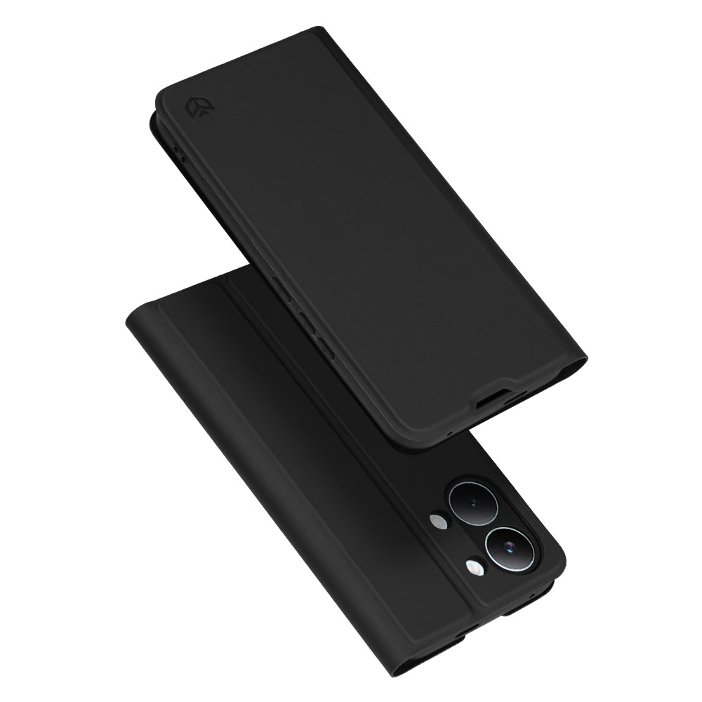 Hülle für Xiaomi Poco X8 Pro Max, Techsuit, Magskin Book, Schwarz