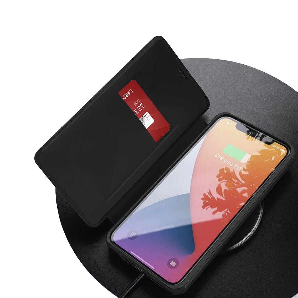 Hülle für Xiaomi Poco X8 Pro Max, Techsuit, Magskin Book, Schwarz
