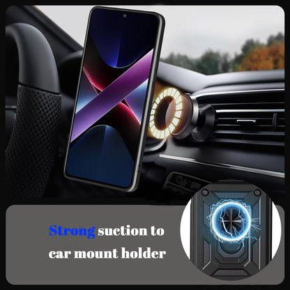 Hülle für Xiaomi Poco X8 Pro, Techsuit, CamShield, Blau