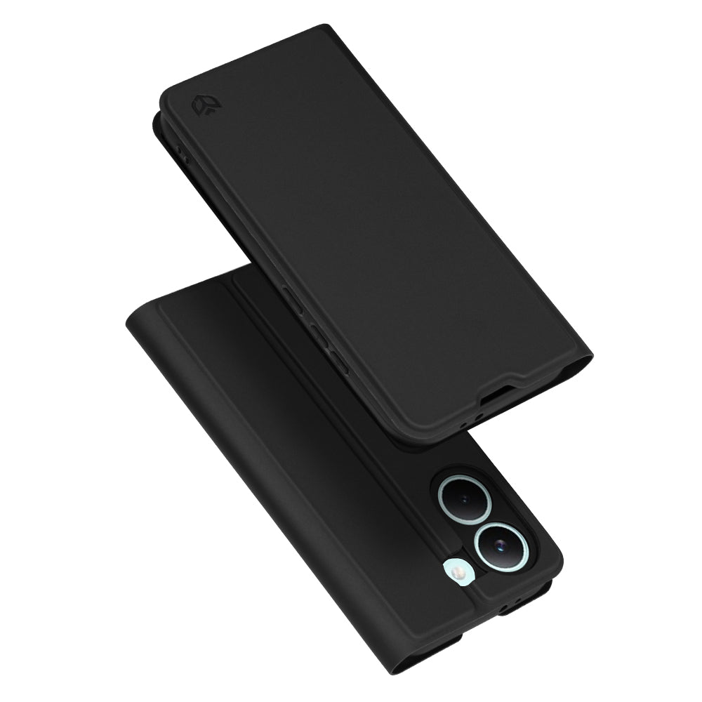 Hülle für Xiaomi Poco X8 Pro, Techsuit, Magskin Book, Schwarz