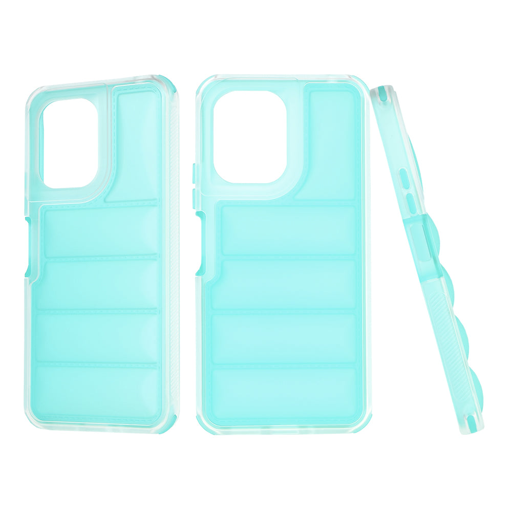 Hülle für Xiaomi Redmi 13C 5G / 13C / Poco C65, Techsuit, Wave Shield, Türkis