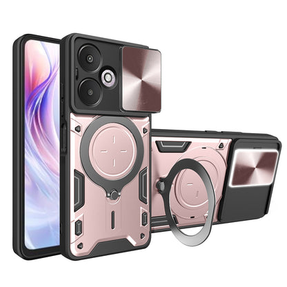 Hülle für Xiaomi Redmi 13C 5G, Techsuit, CamGuard Pro, Roségold