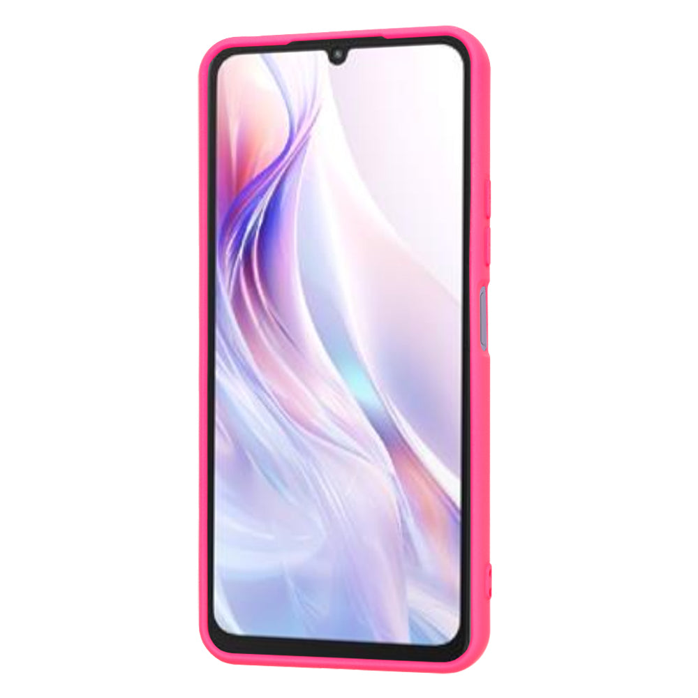 Hülle für Xiaomi Redmi 13C 5G, Techsuit, SoftFlex, Dunkelrosa