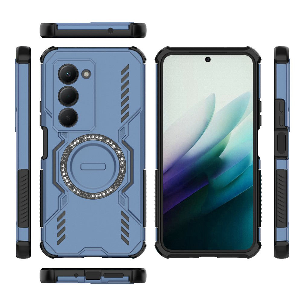 Hülle für Xiaomi Redmi 15 5G / 15 4G, Techsuit, ArmorMag, Blau