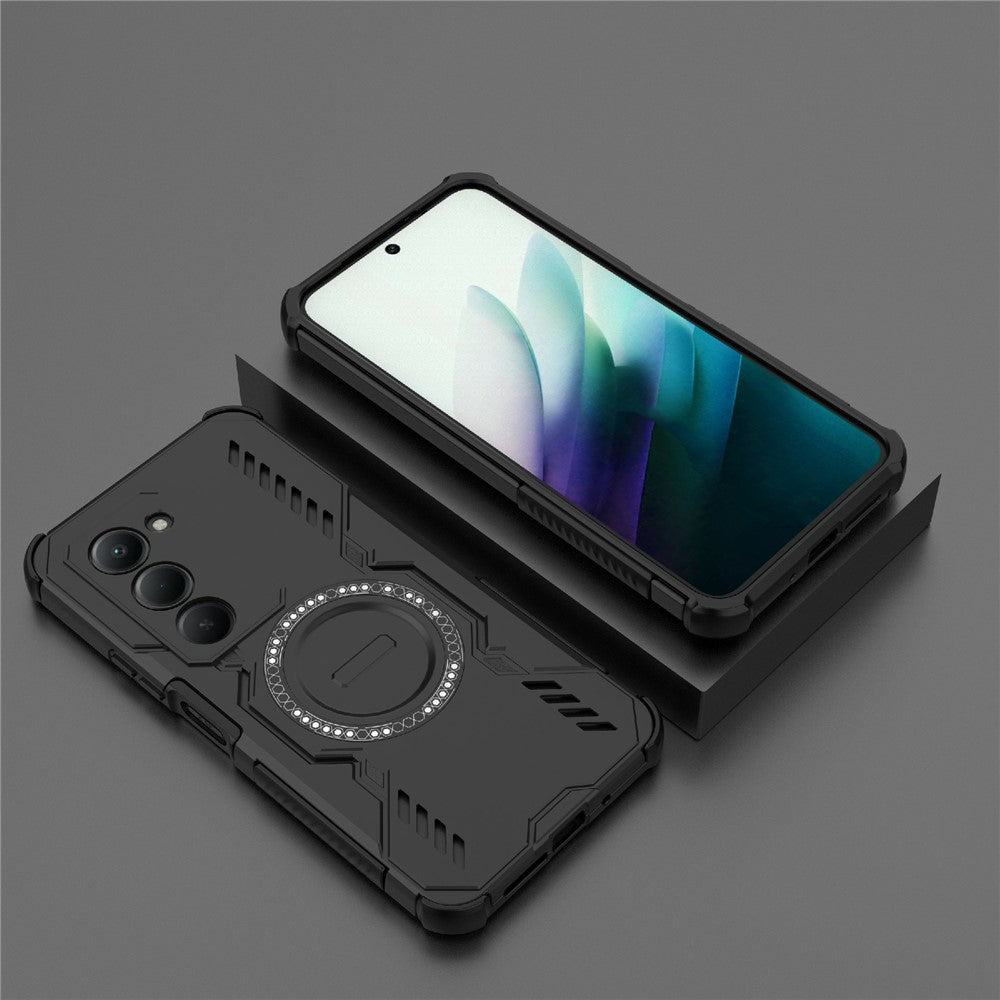 Hülle für Xiaomi Redmi 15 5G / 15 4G, Techsuit, ArmorMag, Schwarz