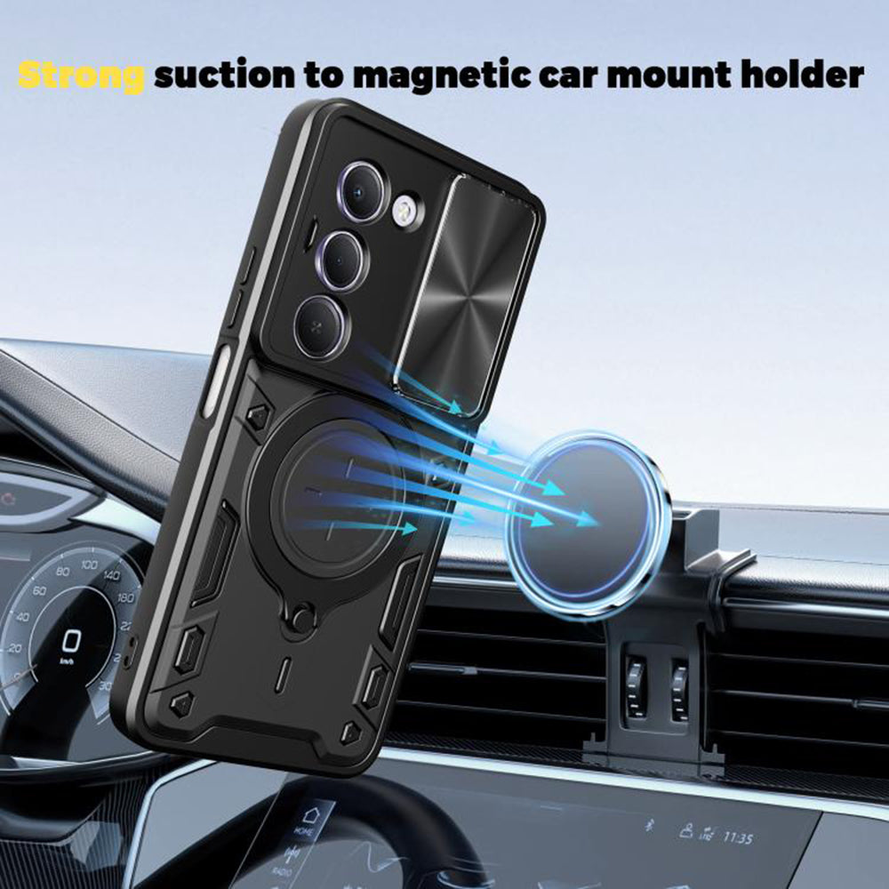 Hülle für Xiaomi Redmi 15 5G / 15 4G, Techsuit, CamGuard Pro, Lila