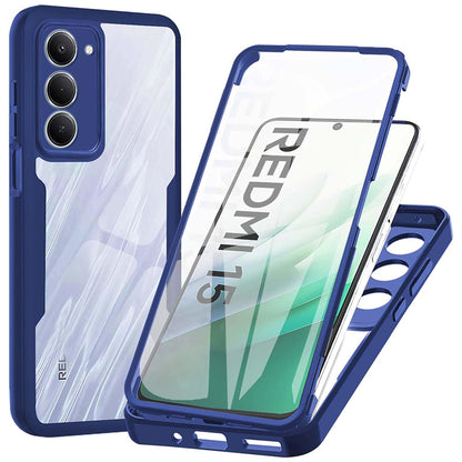 Hülle für Xiaomi Redmi 15 5G / 15 4G, Techsuit, ColorVerse 360, Blau