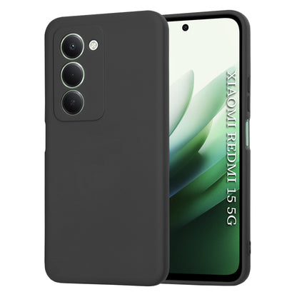 Hülle für Xiaomi Redmi 15 5G / 15 4G, Techsuit, SoftFlex, Schwarz