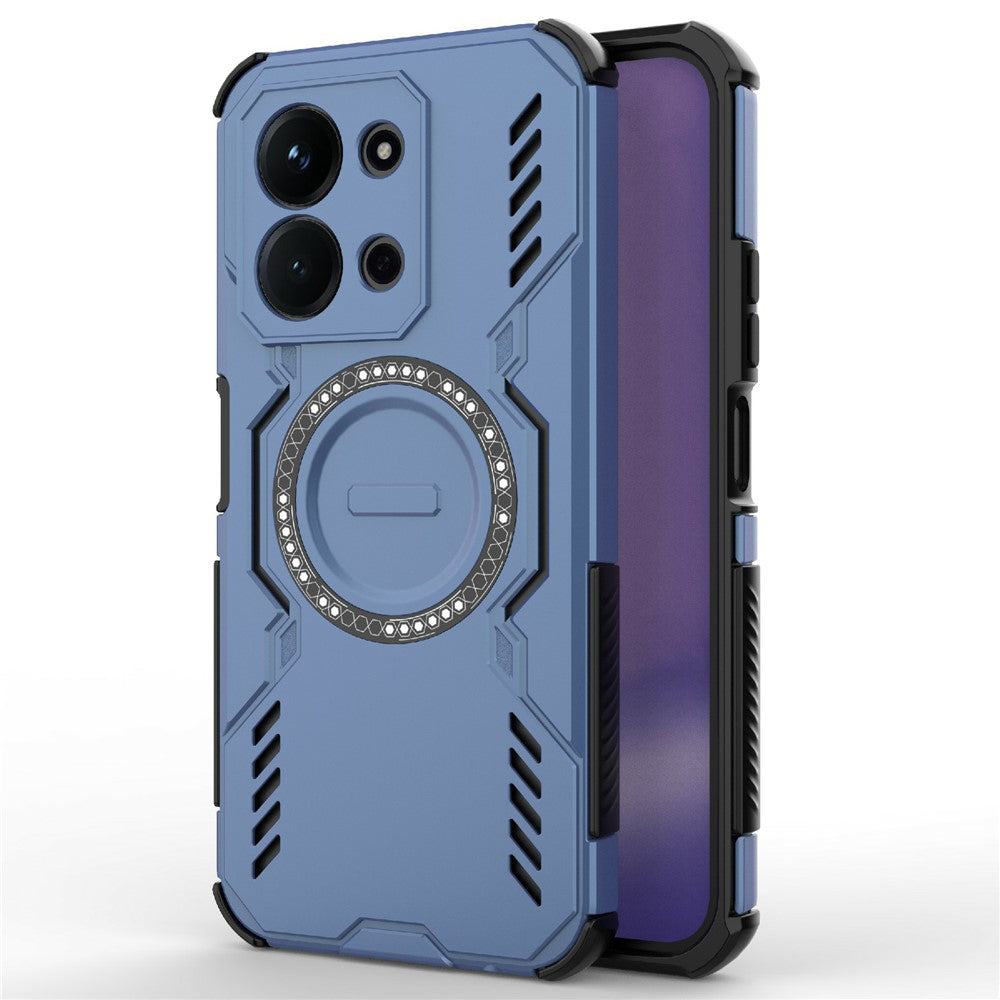 MagSafe-Hülle für Xiaomi Redmi 15C 5G / 15C 4G, Techsuit, ArmorMag, Blau