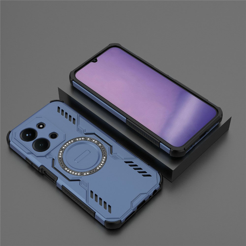 MagSafe-Hülle für Xiaomi Redmi 15C 5G / 15C 4G, Techsuit, ArmorMag, Blau