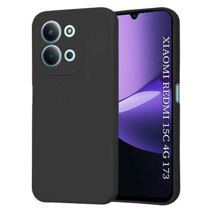Hülle für Xiaomi Redmi 15C 5G / 15C 4G, Techsuit, SoftFlex, Schwarz
