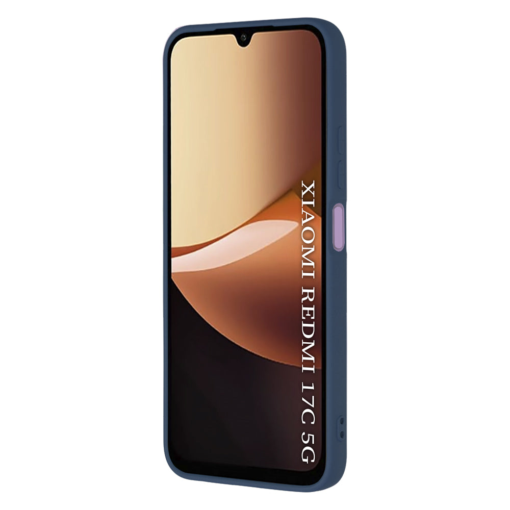Hülle für Xiaomi Redmi 17C 5G, Techsuit, SoftFlex, Marineblau