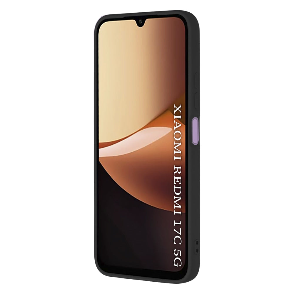 Hülle für Xiaomi Redmi 17C 5G, Techsuit, SoftFlex, Schwarz