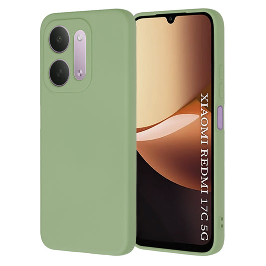 Hülle für Xiaomi Redmi 17C 5G, Techsuit, SoftFlex, Hellgrün