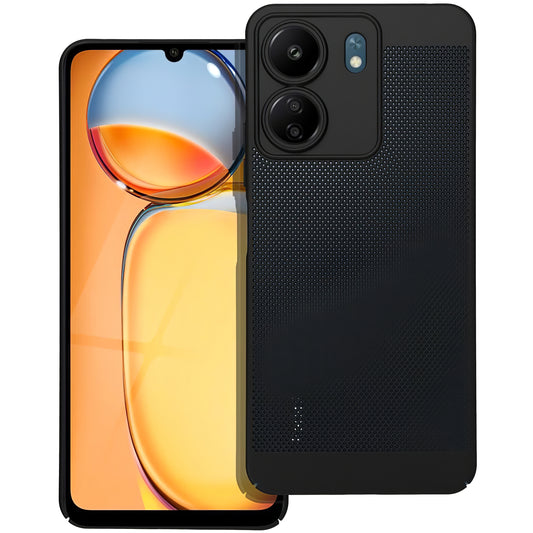 Hülle für Xiaomi Poco C65 / Redmi 13C, OEM, Breezy, Schwarz 