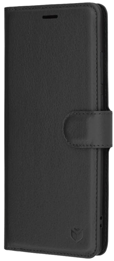 Hülle für Xiaomi Redmi Note 14 Pro+ 5G / Note 14 Pro 5G / Poco X7, Techsuit, Leder-Folio, Schwarz