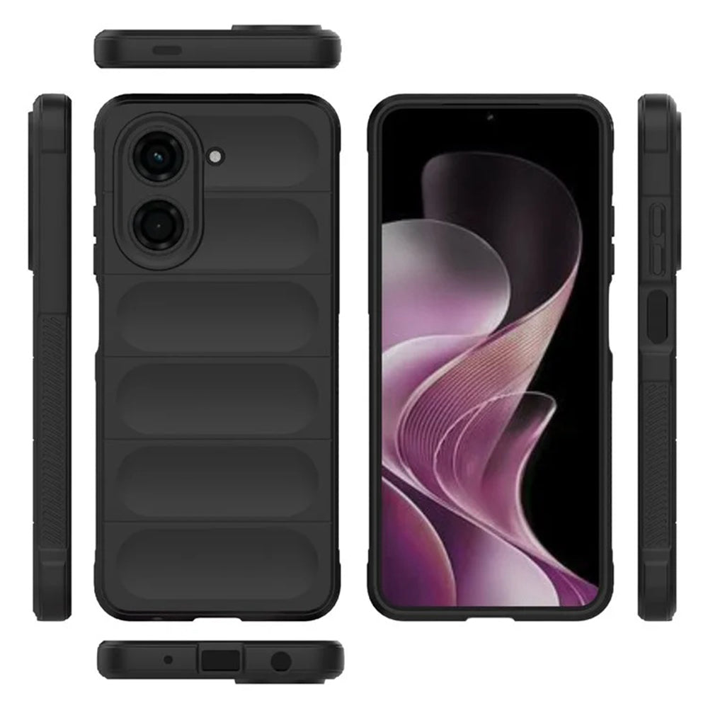 Hülle für Xiaomi Redmi A5 4G (Regional), Techsuit, Magic Shield, Schwarz