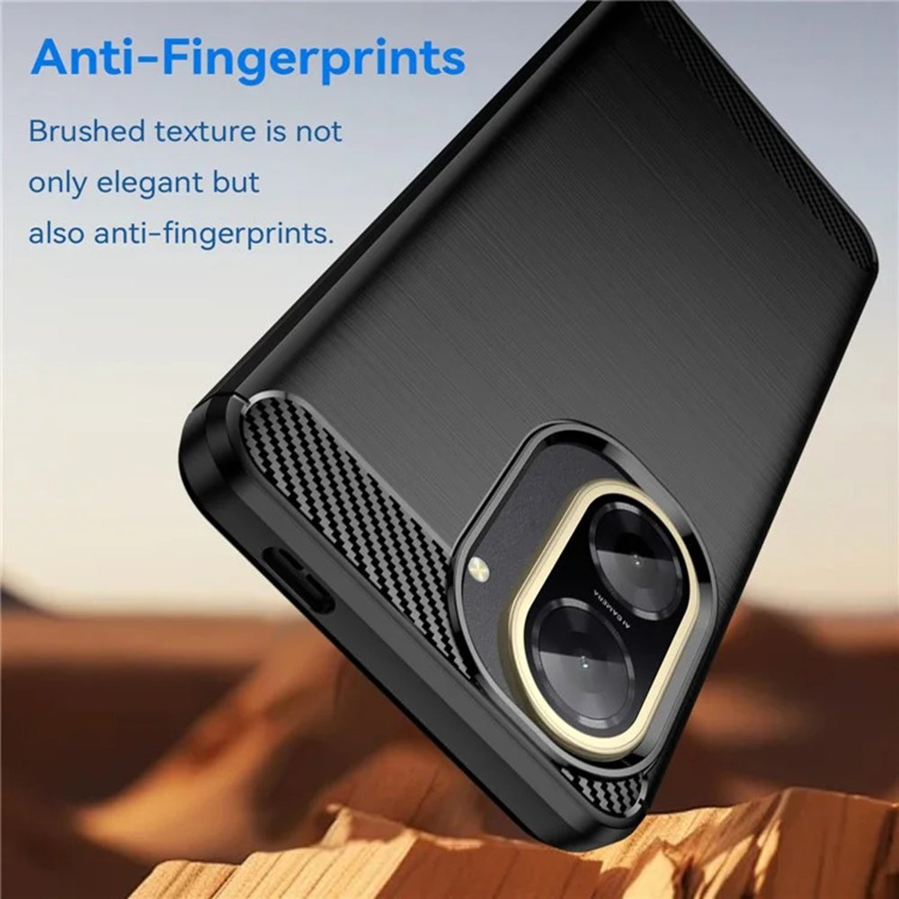 Hülle für Xiaomi Redmi A5 4G (Standard), Techsuit, Carbon, Schwarz