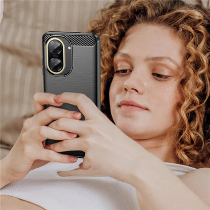 Hülle für Xiaomi Redmi A5 4G (Standard), Techsuit, Carbon, Schwarz