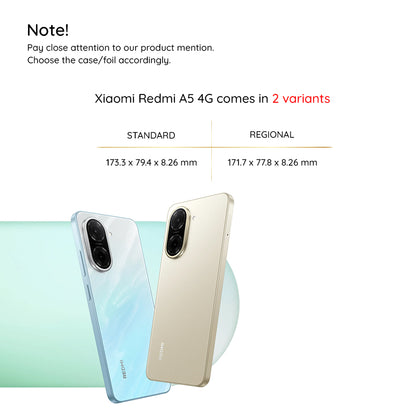 Hülle für Xiaomi Redmi A5 4G (Standard), Techsuit, ColorVerse 360, Blau