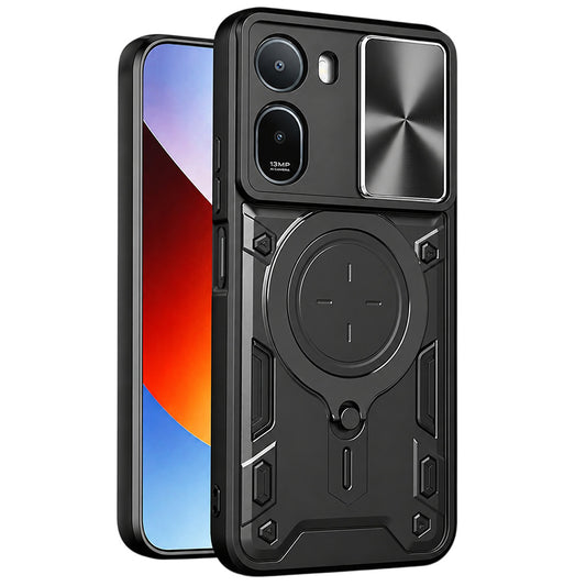 Hülle für Xiaomi Redmi A7 Pro 4G, Techsuit, CamGuard Pro, Schwarz