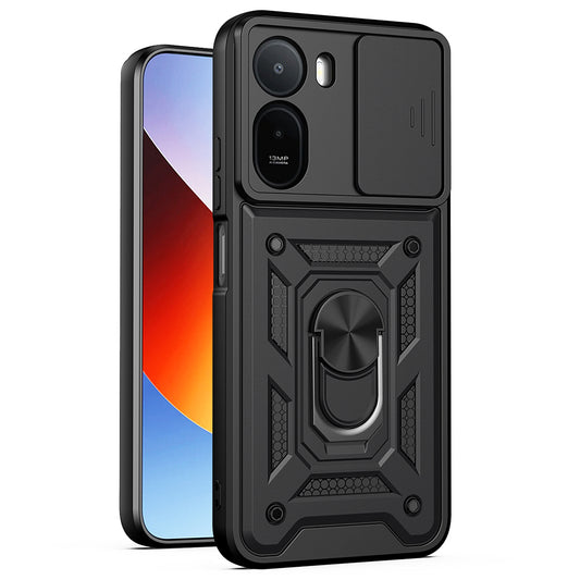 Hülle für Xiaomi Redmi A7 Pro 4G, Techsuit, CamShield, Schwarz