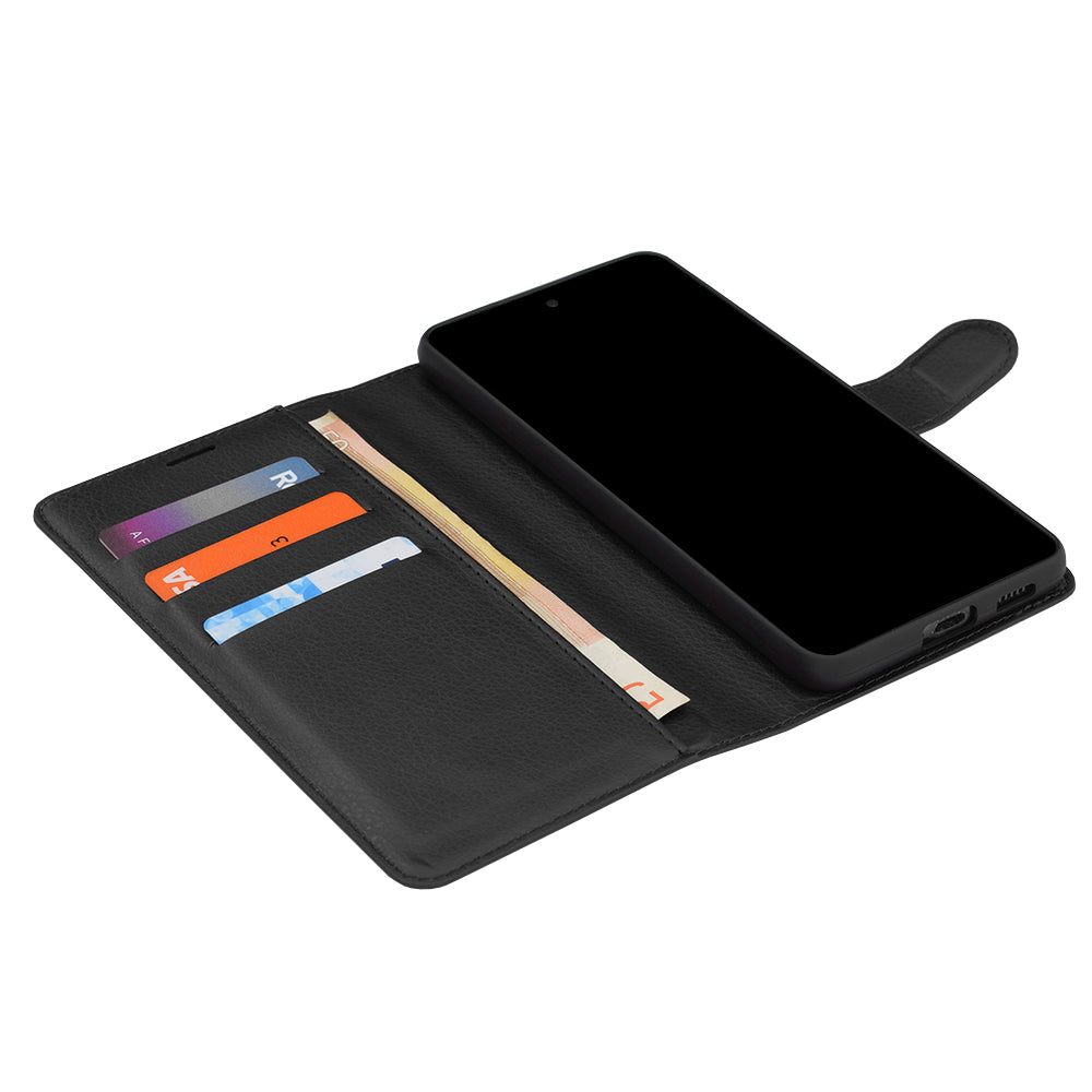 Hülle für Xiaomi Redmi A7 Pro 4G, Techsuit, Leder-Folio, Schwarz