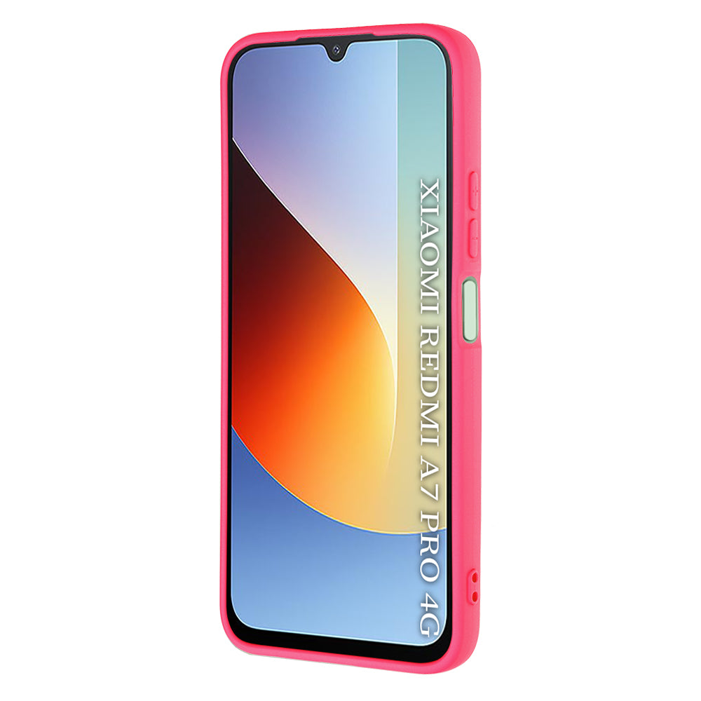 Hülle für Xiaomi Redmi A7 Pro 4G, Techsuit, SoftFlex, Dunkelrosa