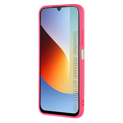 Hülle für Xiaomi Redmi A7 Pro 4G, Techsuit, SoftFlex, Dunkelrosa