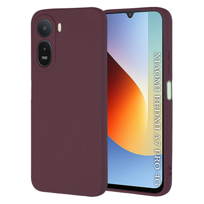 Hülle für Xiaomi Redmi A7 Pro 4G, Techsuit, SoftFlex, Weinrot