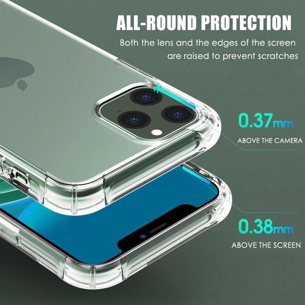 Case for Xiaomi Redmi Note 12 Pro 5G, Techsuit, Shockproof Clear, Transparent