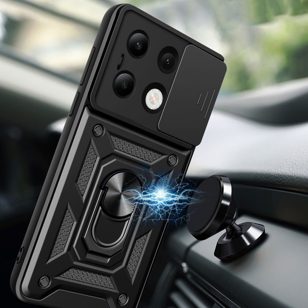 Case for Xiaomi Redmi Note 13 4G, Techsuit, CamShield, Blue