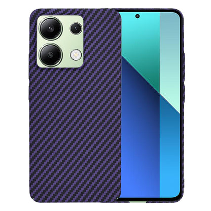 Hülle für Xiaomi Redmi Note 13 4G, Techsuit, Carbonite FiberShell, Lila