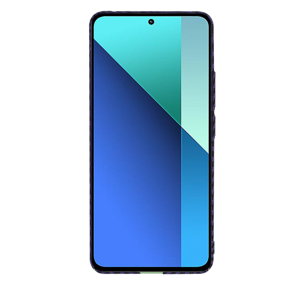 Hülle für Xiaomi Redmi Note 13 4G, Techsuit, Carbonite FiberShell, Lila