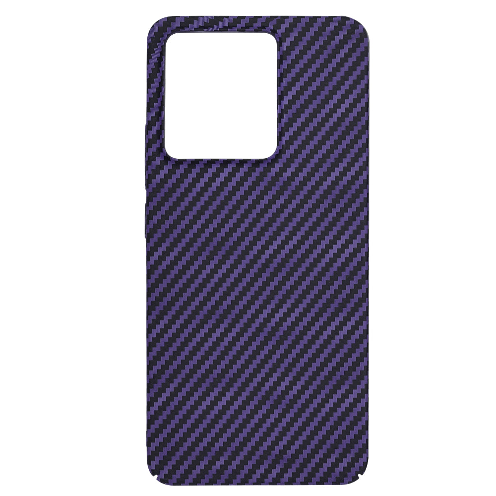 Hülle für Xiaomi Redmi Note 13 4G, Techsuit, Carbonite FiberShell, Lila