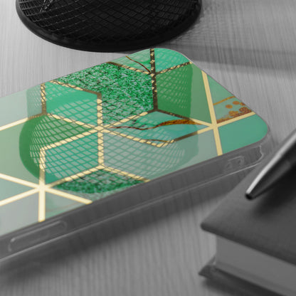 Hülle für Xiaomi Redmi Note 13 4G, Techsuit, Marble, Grün