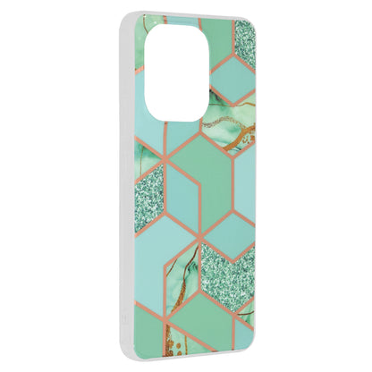 Hülle für Xiaomi Redmi Note 13 4G, Techsuit, Marble, Grün
