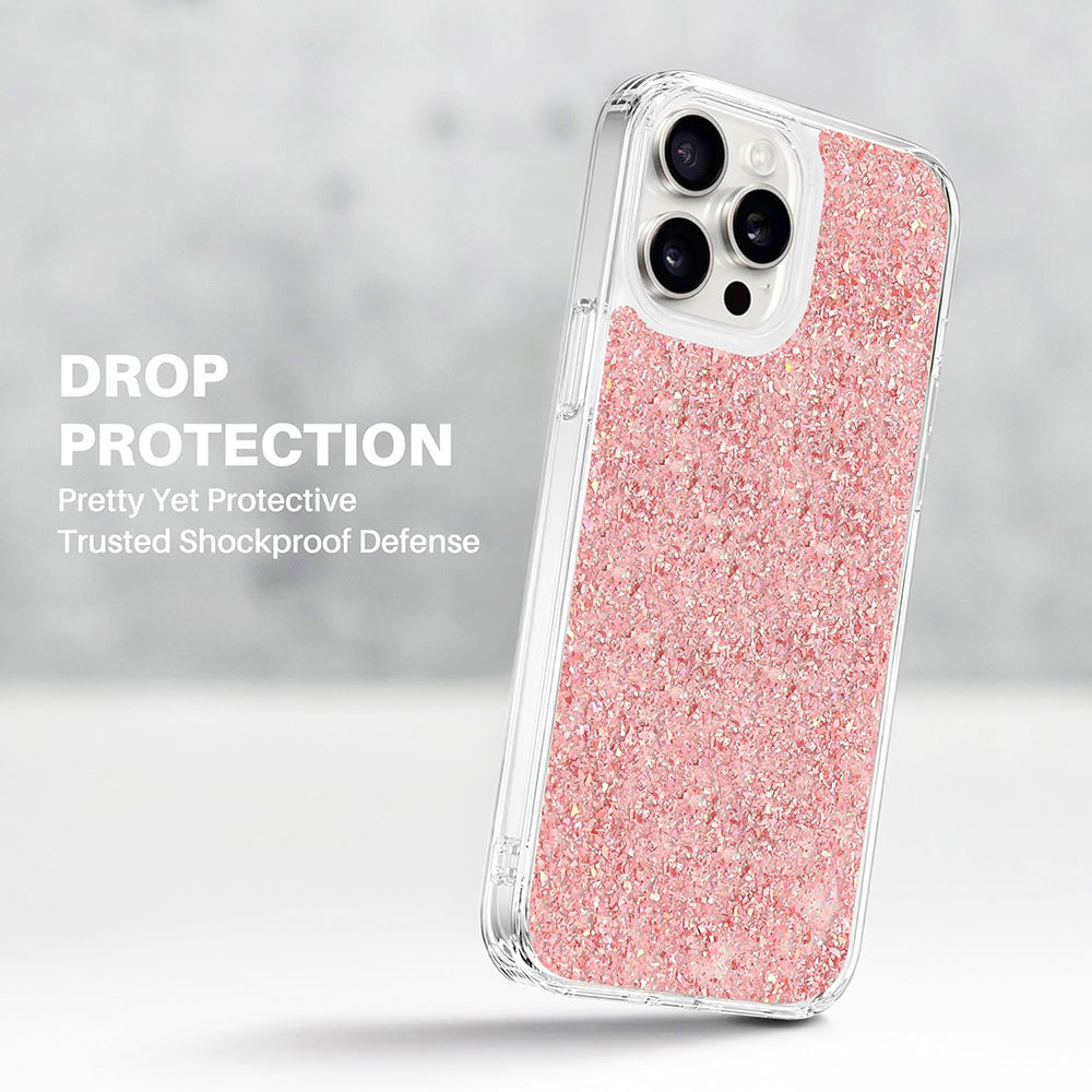 Hülle für Xiaomi Redmi Note 13 4G, Techsuit, Glitzernd, Lila