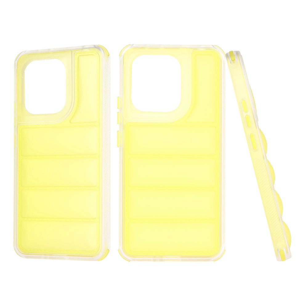 Hülle für Xiaomi Redmi Note 13 4G, Techsuit, Wave Shield, Gelb