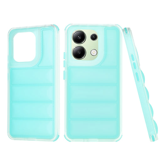 Hülle für Xiaomi Redmi Note 13 4G, Techsuit, Wave Shield, Türkis