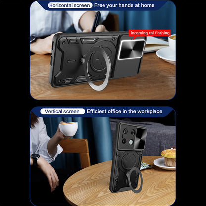 Hülle für Xiaomi Redmi Note 13 5G, Techsuit, CamGuard Pro, Schwarz