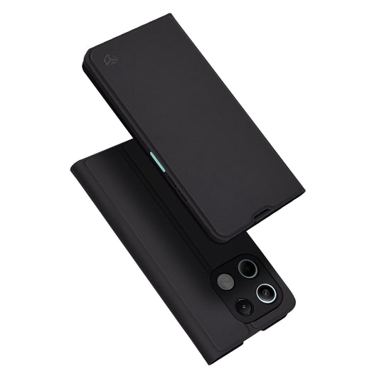 Hülle für Xiaomi Redmi Note 13 5G, Techsuit, Magskin Book, Schwarz