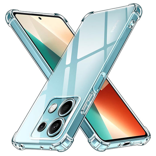 Hülle für Xiaomi Redmi Note 13 5G, Techsuit, stoßfest klar, transparent