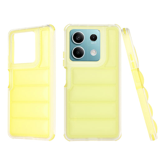 Hülle für Xiaomi Redmi Note 13 5G, Techsuit, Wave Shield, Gelb