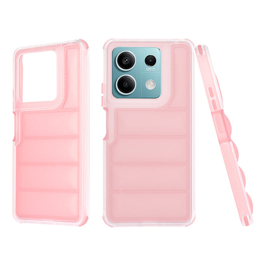 Hülle für Xiaomi Redmi Note 13 5G, Techsuit, Wave Shield, Rosa