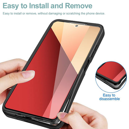 Hülle für Xiaomi Redmi Note 13 Pro 4G / Poco M6 Pro 4G, Techsuit, ColorVerse 360, Schwarz