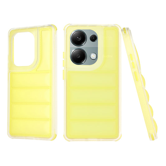 Hülle für Xiaomi Redmi Note 13 Pro 4G / Poco M6 Pro 4G, Techsuit, Wave Shield, Gelb
