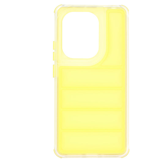 Hülle für Xiaomi Redmi Note 13 Pro 4G / Poco M6 Pro 4G, Techsuit, Wave Shield, Gelb